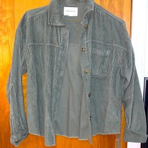 Corduroy Aeropostale green jacket